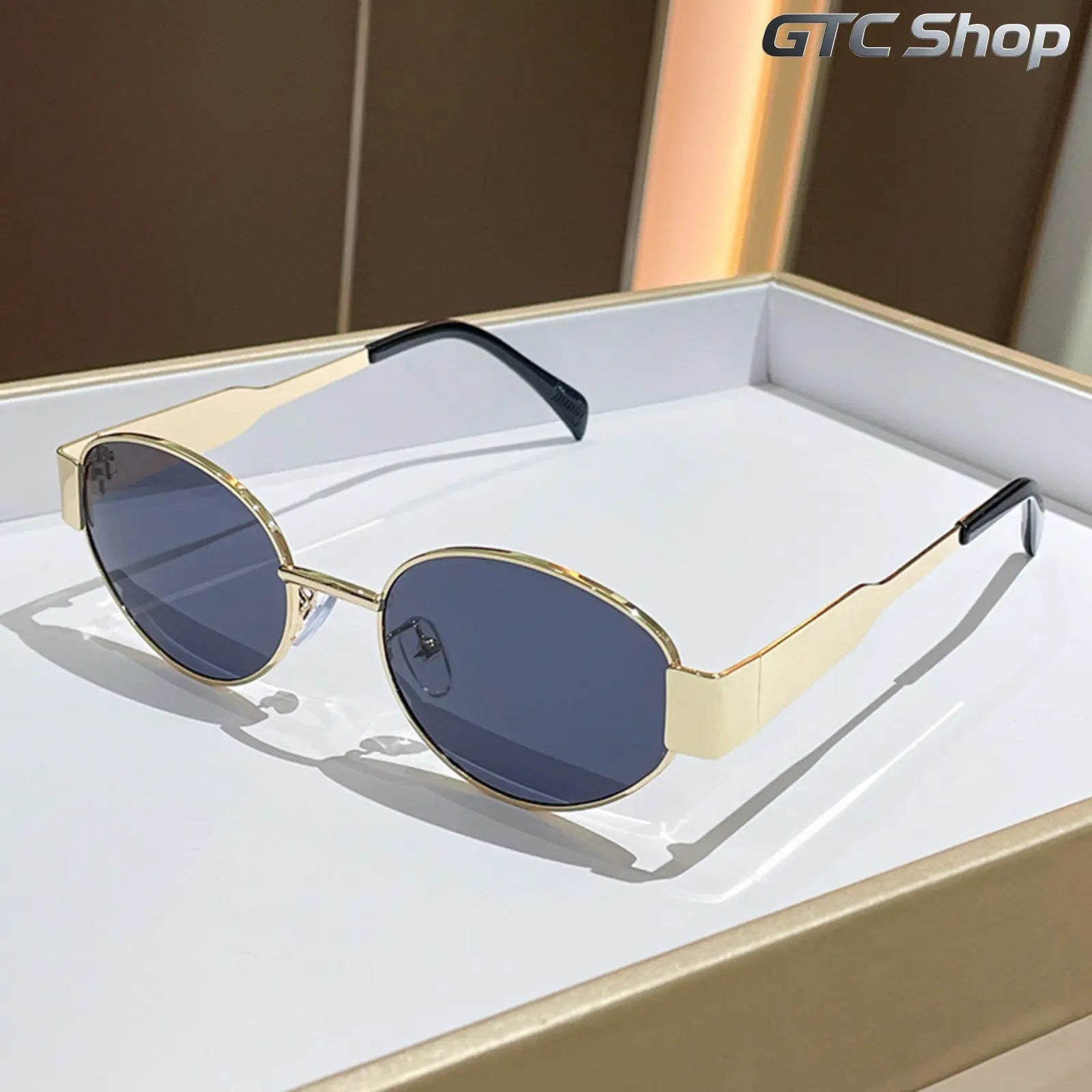2-Piece Set Bestselling Small round Metal Frame Sunglasses, Trendy Versatile Influencer Style Fashion Eyewear for Women Daily Casual Wear #Summervibes