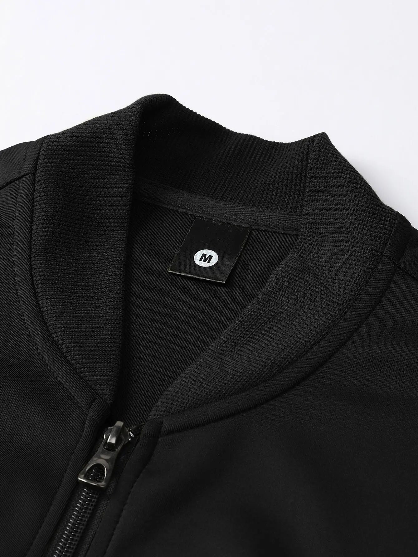 Men'S Jacket Spring and Autumn New Sports Coat Baseball Collar Flight Jacket Casual Outdoor Running Jacket Fashionable Retro Zip-Up Cardigan Simple Solid Color Basic Style with Pockets Men'S Baseball Jacket