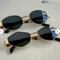 2-Piece Set Bestselling Small round Metal Frame Sunglasses, Trendy Versatile Influencer Style Fashion Eyewear for Women Daily Casual Wear #Summervibes