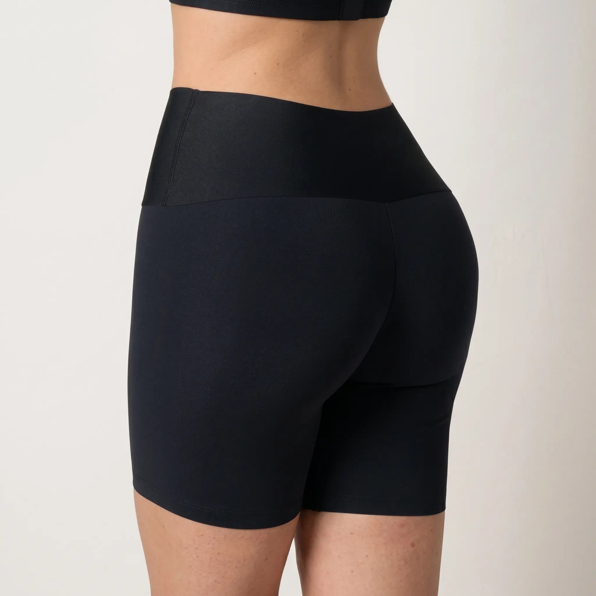 Heycomfy Stay-In-Place Seamless Shapewear Shorts - High-Waisted Body Tummy Control Shaper Sculpting Soft Fabric Ruched Design for Light Compression & Anti-Slip Grip Technology, M